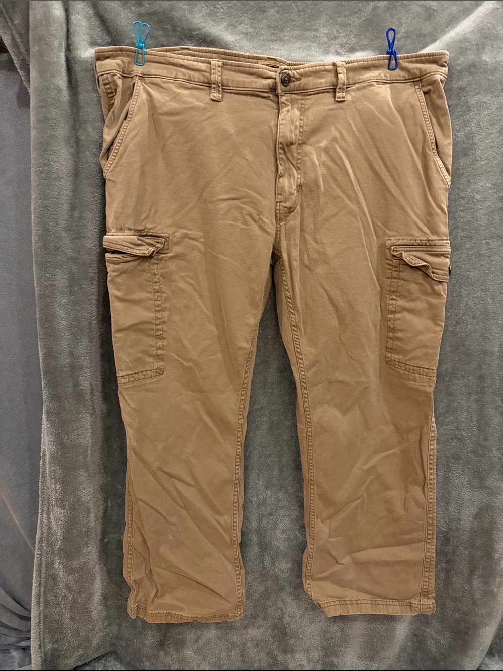 The Foundry Supply Co. Men's Cargo Pants - Tan Brown 44X32